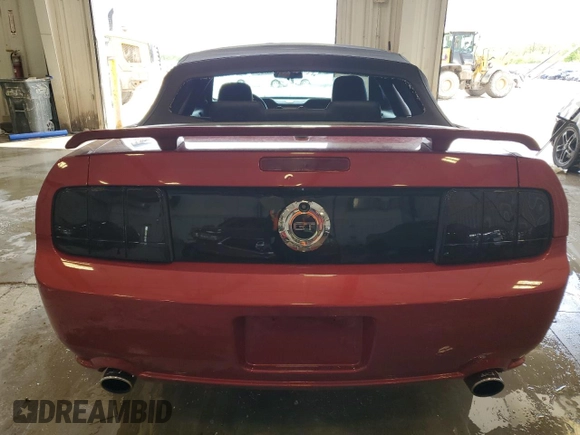 2008 Ford Mustang GT Deluxe with VIN 1ZVHT85H385156830, listed as a Copart auction lot 57519415 with 114,722 mi miles and Clean title. Bid and sale history available at DreamBid. Image 6.
