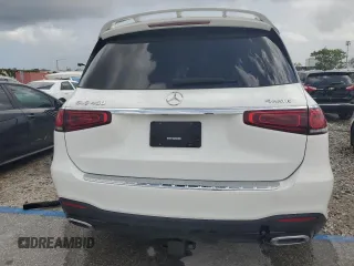 2022 Mercedes-Benz GLS 450 with VIN 4JGFF5KE4NA808217, listed as a Copart auction lot 62867924 with 18,722 mi miles and Salvage Title. Bid and sale history available at DreamBid. Image 6.