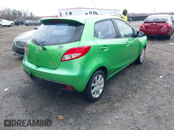 2011 Mazda 2 Sport with VIN JM1DE1HZ1B0119805, listed as a IAAI auction lot 41934481 with 122,679 mi miles. Bid and sale history available at carsss.com. Image 4.
