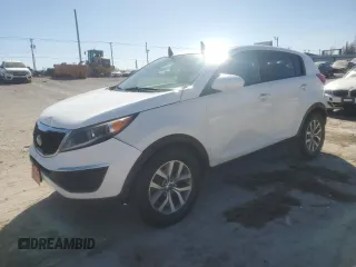 2016 Kia Sportage LX with VIN KNDPB3AC7G7880778, listed as a Copart auction lot 47276945 with 189,032 mi miles and Salvage Title. Bid and sale history available at carsss.com. Image 1.