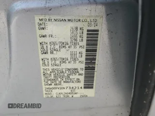 2014 Nissan Frontier SV with VIN 1N6AD0FV1EN734214, listed as a Copart auction lot 59261715 with 114,413 mi miles and Salvage title. Bid and sale history available at DreamBid. Image 12.