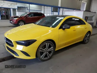 2020 Mercedes-Benz CLA 250 with VIN WDD5J4GB6LN059245, listed as a Copart auction lot 53980555 with 53,927 mi miles and Salvage Title. Bid and sale history available at DreamBid. Image 1.