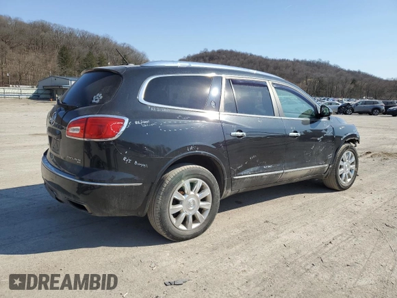 2015 Buick Enclave Leather with VIN 5GAKVBKD0FJ228252, listed as a Copart auction lot 48724465 with 210,103 mi miles and Salvage Title. Bid and sale history available at carsss.com. Image 3.