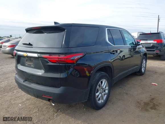 2023 Chevrolet Traverse LS with VIN 1GNERFKW3PJ115655, listed as a IAAI auction lot 41252152 with 30,126 mi miles. Bid and sale history available at carsss.com. Image 4.