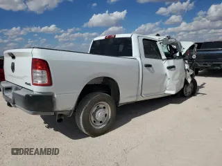 2024 Ram 2500 Tradesman with VIN 3C6UR5CL2RG277842, listed as a Copart auction lot 69220124 with 0 mi miles and Salvage Title. Bid and sale history available at carsss.com. Image 3.