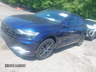 2021 Audi Q8 Premium Plus with VIN WA1EVAF12MD032292, listed as a IAAI auction lot 42175561 with 40,250 mi miles and . Bid and sale history available at DreamBid. Image 17.