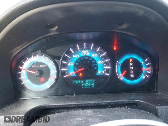 2010 Ford Fusion SPORT with VIN 3FAHP0DC4AR386688, listed as a Copart auction lot 89202005 with 110,052 mi miles and Salvage Title. Bid and sale history available at carsss.com. Image 9.