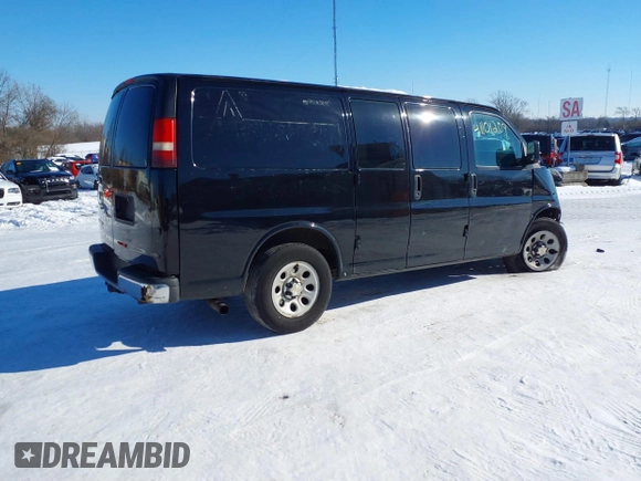 2012 Chevrolet Express Cargo with VIN 1GCSGAFXXC1142854, listed as a IAAI auction lot 41101209 with Not provided miles and . Bid and sale history available at DreamBid. Image 4.