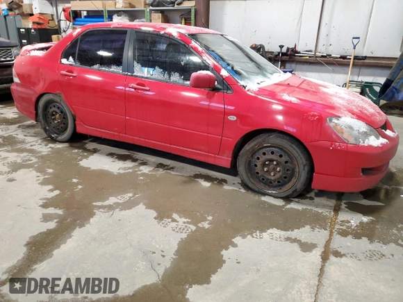 2005 Mitsubishi Lancer with VIN JA3AJ66FX5U603908, listed as a Copart auction lot 87080764 with 349,120 mi miles and Clean Title. Bid and sale history available at DreamBid. Image 4.