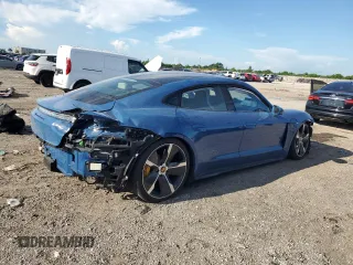 2021 Porsche Taycan Turbo z VIN WP0AC2Y12MSA63960, wystawiony jako Copart lot #71588534 z przebiegiem Nie podano mil oraz Szkoda całkowita • Salvage title. Historia ofert i sprzedaży dostępna na DreamBid. Obrazek 3.