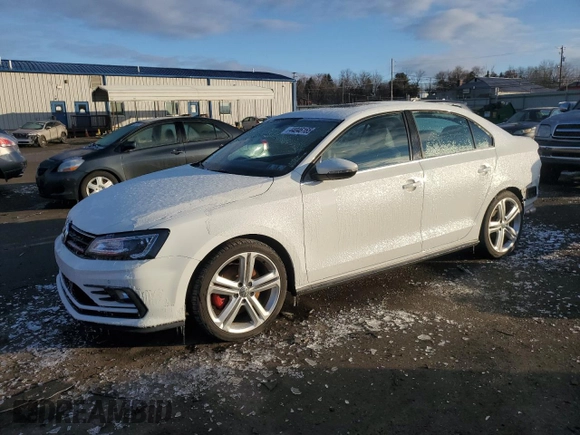 2016 Volkswagen Jetta Sedan 2.0T GLI SE with VIN 3VW5T7AJXGM407499, listed as a Copart auction lot 44046165 with 96,854 mi miles and Salvage Title. Bid and sale history available at carsss.com. Image 1.