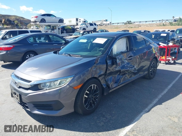 2016 Honda Civic Sedan LX with VIN 19XFC2F51GE034644, listed as a IAAI auction lot 41939884 with 59,433 mi miles. Bid and sale history available at carsss.com. Image 16.