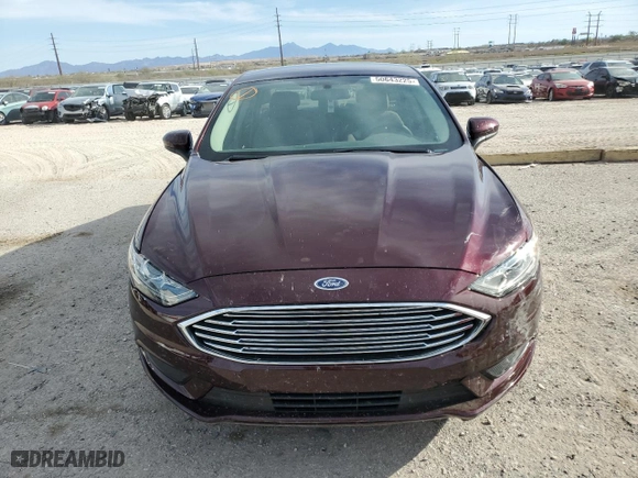 2018 Ford Fusion SE with VIN 3FA6P0HD5JR285573, listed as a Copart auction lot 50643225 with 42,204 mi miles and Salvage Title. Bid and sale history available at carsss.com. Image 5.