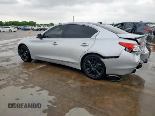 2017 Infiniti Q50 Premium with VIN JN1EV7AP5HM744552, listed as a Copart auction lot 53036705 with 122,100 mi miles and Salvage Title. Bid and sale history available at carsss.com. Image 2.