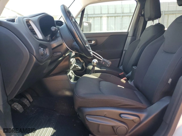 2017 Jeep Renegade Altitude with VIN ZACCJBBH2HPF02734, listed as a Copart auction lot 54343185 with 102,749 mi miles and Clean Title. Bid and sale history available at carsss.com. Image 7.