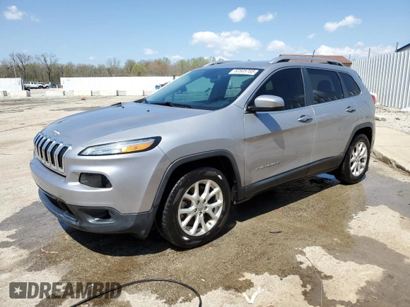2018 Jeep Cherokee Latitude Plus with VIN 1C4PJLLB9JD535137, listed as a Copart auction lot 52505705 with 92,651 mi miles and Salvage Title. Bid and sale history available at DreamBid. Image 1.