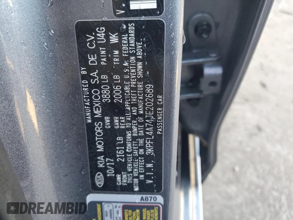 2018 Kia Forte LX with VIN 3KPFL4A74JE202689, listed as a Copart auction lot 46548415 with 25,196 mi miles and Non Repairable. Bid and sale history available at carsss.com. Image 13.