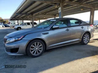 2014 Kia Optima LX with VIN 5XXGM4A73EG346328, listed as a Copart auction lot 47644525 with 184,082 mi miles and Clean Title. Bid and sale history available at carsss.com. Image 1.