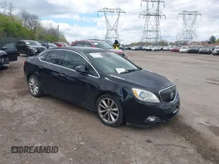 2012 Buick Verano Leather Group with VIN 1G4PS5SK0C4138845, listed as a IAAI auction lot 42037199 with 118,707 mi miles. Bid and sale history available at carsss.com. Image 1.