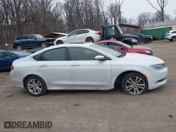 2015 Chrysler 200 Limited with VIN 1C3CCCAB7FN582927, listed as a IAAI auction lot 41613852 with 133,578 mi miles and . Bid and sale history available at DreamBid. Image 13.