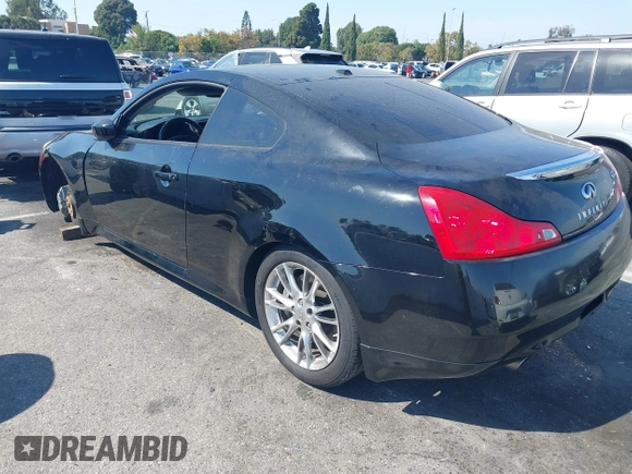 2008 Infiniti G37 Coupe Journey with VIN JNKCV64EX8M128384, listed as a IAAI auction lot 40498698 with Not Provided miles. Bid and sale history available at carsss.com. Image 3.