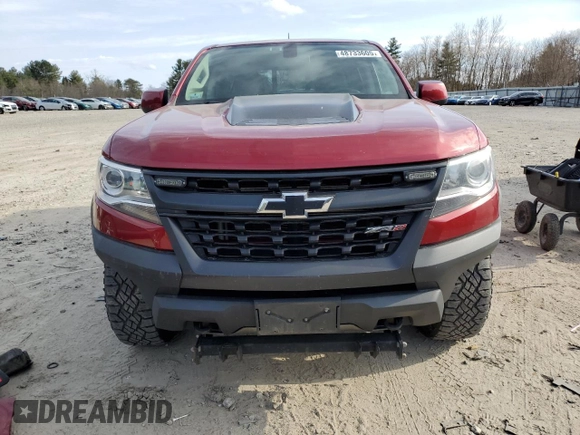 2018 Chevrolet Colorado 4WD ZR2 with VIN 1GCGTEEN4J1280119, listed as a Copart auction lot 48733605 with 112,587 mi miles and Salvage Title. Bid and sale history available at carsss.com. Image 5.