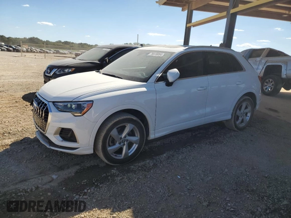 2019 Audi Q3 Premium with VIN WA1AECF31K1079291, listed as a Copart auction lot 76619054 with 51,854 mi miles and Salvage Title. Bid and sale history available at carsss.com. Image 1.