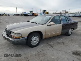 1993 Buick Roadmaster Ltd with VIN 1G4BT5375PR407710, listed as a Copart auction lot 82696974 with 130,141 mi miles and Salvage Title. Bid and sale history available at DreamBid. Image 1.