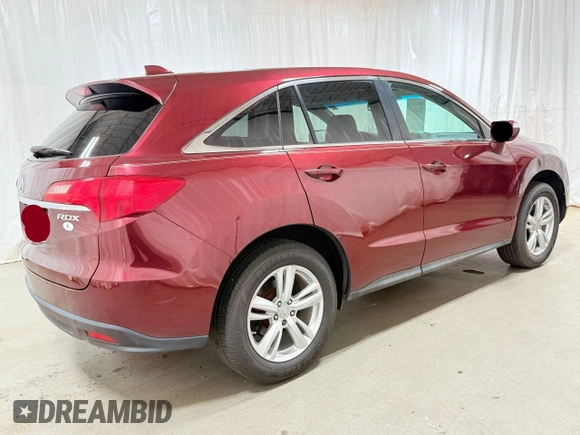 2015 Acura RDX Tech Pkg with VIN 5J8TB3H52FL006397, listed as a Copart auction lot 54230645 with 75,831 mi miles and Clean Title. Bid and sale history available at carsss.com. Image 4.