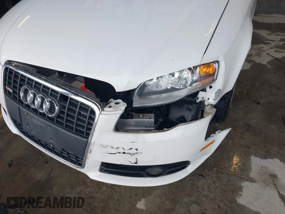 2008 Audi A4 2.0T with VIN WAUDF78E78A083261, listed as a IAAI auction lot 41529156 with 102,319 mi miles. Bid and sale history available at carsss.com. Image 6.
