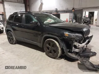 2019 Jeep Cherokee Latitude Plus with VIN 1C4PJMLB3KD437485, listed as a IAAI auction lot 41214755 with 42,008 mi miles. Bid and sale history available at carsss.com. Image 1.