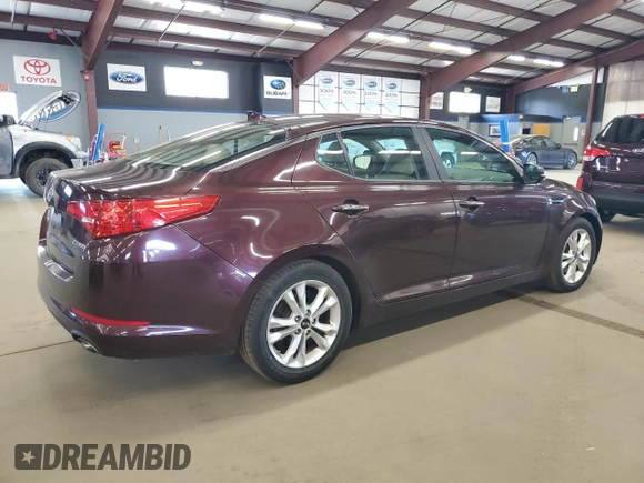 2011 Kia Optima EX with VIN KNAGN4A66B5093412, listed as a Copart auction lot 55491405 with 196,759 mi miles and Clean Title. Bid and sale history available at carsss.com. Image 3.