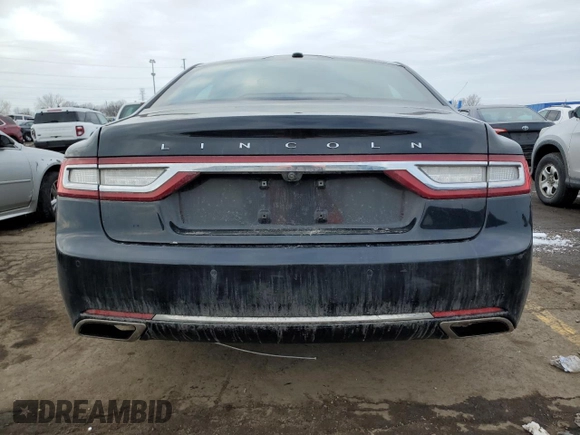 2017 Lincoln Continental Reserve with VIN 1LN6L9NP5H5629565, listed as a Copart auction lot 46391805 with 182,134 mi miles and Salvage title. Bid and sale history available at DreamBid. Image 6.