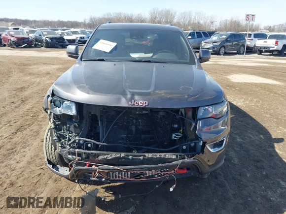 2021 Jeep Grand Cherokee Trailhawk with VIN 1C4RJFLGXMC716795, listed as a IAAI auction lot 41800596 with 38,394 mi miles. Bid and sale history available at carsss.com. Image 6.