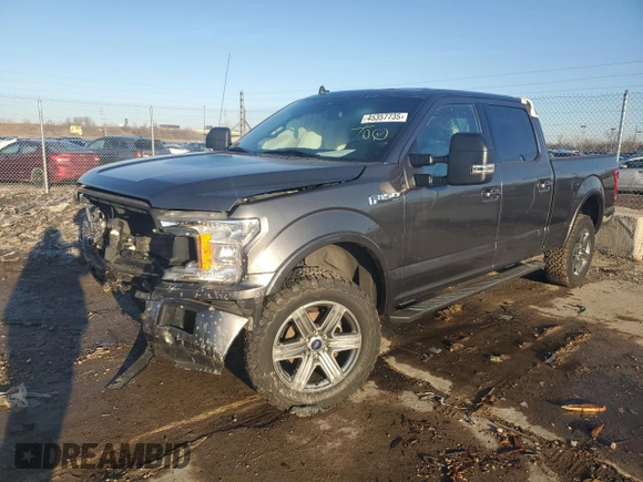2019 Ford F-150 XL with VIN 1FTFW1E44KFD13059, listed as a Copart auction lot 45357735 with 72,899 mi miles and Clean Title. Bid and sale history available at carsss.com. Image 1.
