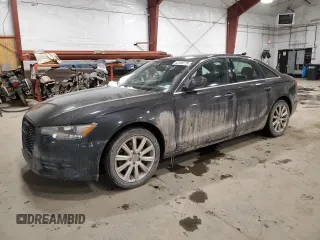 2013 Audi A6 2.0T Premium Plus with VIN WAUGFAFC7DN147815, listed as a Copart auction lot 43180775 with 187,668 mi miles and Salvage Title. Bid and sale history available at carsss.com. Image 1.