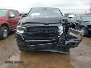 2021 Ram 1500 Big Horn with VIN 1C6SRFBT7MN729234, listed as a Copart auction lot 46861725 with 44,789 mi miles and Salvage Title. Bid and sale history available at carsss.com. Image 5.