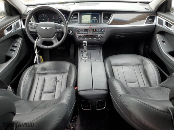 2017 Genesis G80 3.8L with VIN KMHGN4JE7HU171491, listed as a Copart auction lot 72650834 with 113,210 mi miles and Salvage Title. Bid and sale history available at carsss.com. Image 8.