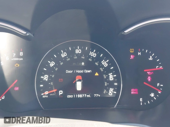 2015 Kia Sorento EX with VIN 5XYKU4A74FG642479, listed as a IAAI auction lot 41878375 with 119,877 mi miles. Bid and sale history available at carsss.com. Image 7.