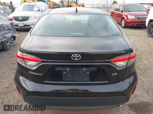 2023 Toyota Corolla LE with VIN 5YFB4MDE0PP067417, listed as a IAAI auction lot 42144017 with 51,652 mi miles. Bid and sale history available at carsss.com. Image 16.