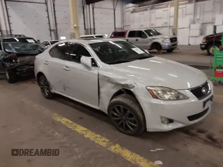 2008 Lexus IS 250 with VIN JTHCK262485018509, listed as a IAAI auction lot 42433584 with 158,451 mi miles and . Bid and sale history available at DreamBid. Image 1.