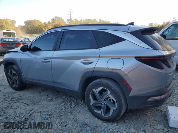 2024 Hyundai Tucson SEL with VIN 5NMJFCDE4RH435112, listed as a Copart auction lot 77801044 with 12,021 mi miles and Salvage Title. Bid and sale history available at carsss.com. Image 2.