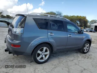 2007 Mitsubishi Outlander XLS with VIN JA4MT41X47Z009537, listed as a Copart auction lot 85265634 with 207,350 mi miles and Salvage Title. Bid and sale history available at carsss.com. Image 3.