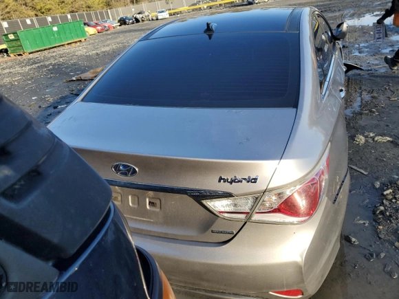 2014 Hyundai Sonata Hybrid with VIN KMHEC4A42EA105044, listed as a Copart auction lot 43902145 with 247,081 mi miles and Salvage Title. Bid and sale history available at carsss.com. Image 6.