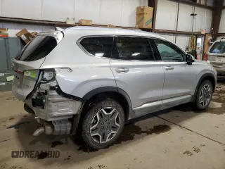 2022 Hyundai Santa Fe Hybrid Limited with VIN KM8S5DA17NU057607, listed as a Copart auction lot 41677575 with 19,111 mi miles and Salvage Title. Bid and sale history available at carsss.com. Image 3.