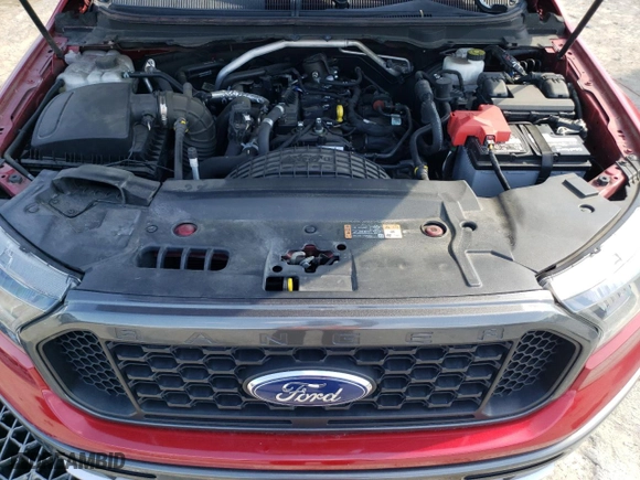 2021 Ford Ranger XL with VIN 1FTER4FH7MLD15155, listed as a Copart auction lot 52147895 with 66,526 mi miles and Salvage Title. Bid and sale history available at carsss.com. Image 11.