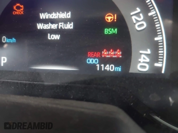 2023 Toyota RAV4 Hybrid LE with VIN 4T3MWRFVXPU086012, listed as a IAAI auction lot 42077859 with 1,140 mi miles. Bid and sale history available at carsss.com. Image 15.