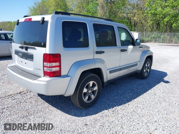 2008 Jeep Liberty Sport with VIN 1J8GN28K78W131686, listed as a IAAI auction lot 42043342 with 151,366 mi miles and . Bid and sale history available at DreamBid. Image 4.
