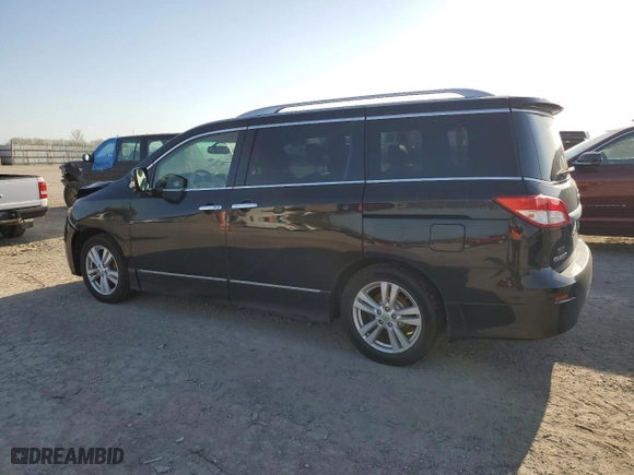 2015 Nissan Quest S with VIN JN8AE2KPXF9134468, listed as a Copart auction lot 50813374 with 108,017 mi miles. Bid and sale history available at carsss.com. Image 2.