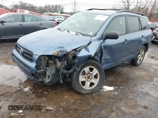 2007 Toyota RAV4 with VIN JTMZD33V376049723, listed as a IAAI auction lot 41560555 with 144,930 mi miles. Bid and sale history available at carsss.com. Image 2.